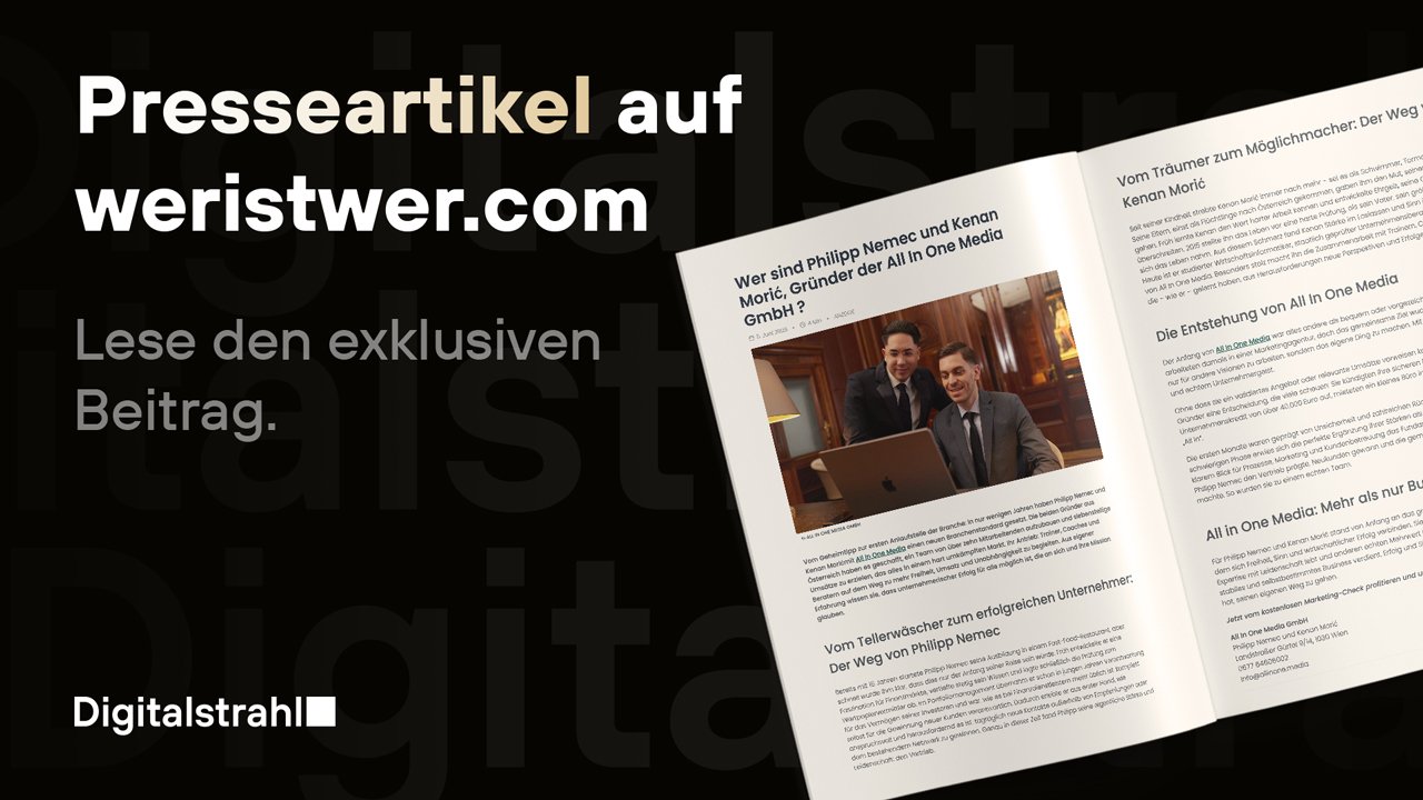 Presseartikel auf weristwer.com: Wer sind die Gründer von Digitalstrahl?
