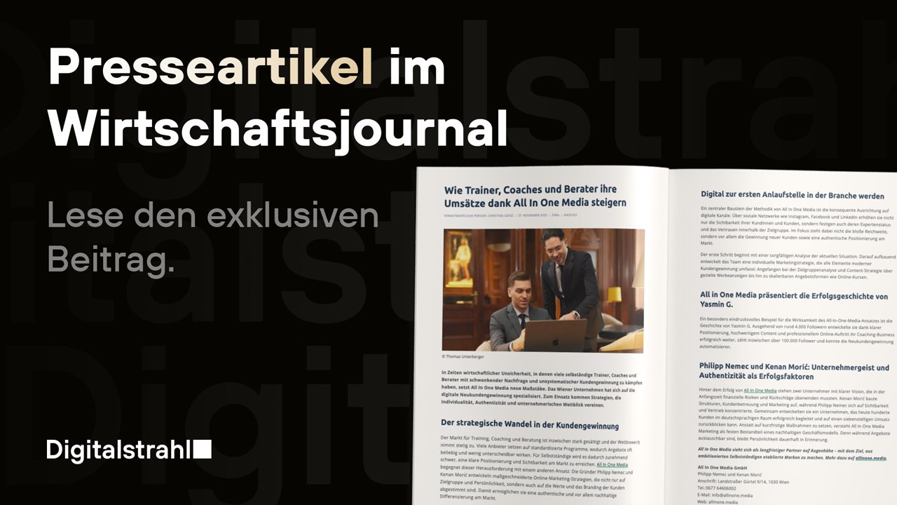 Presseartikel auf wirtschaftsjournal.com: Zu viele Aufträge, zu wenig Zeit?