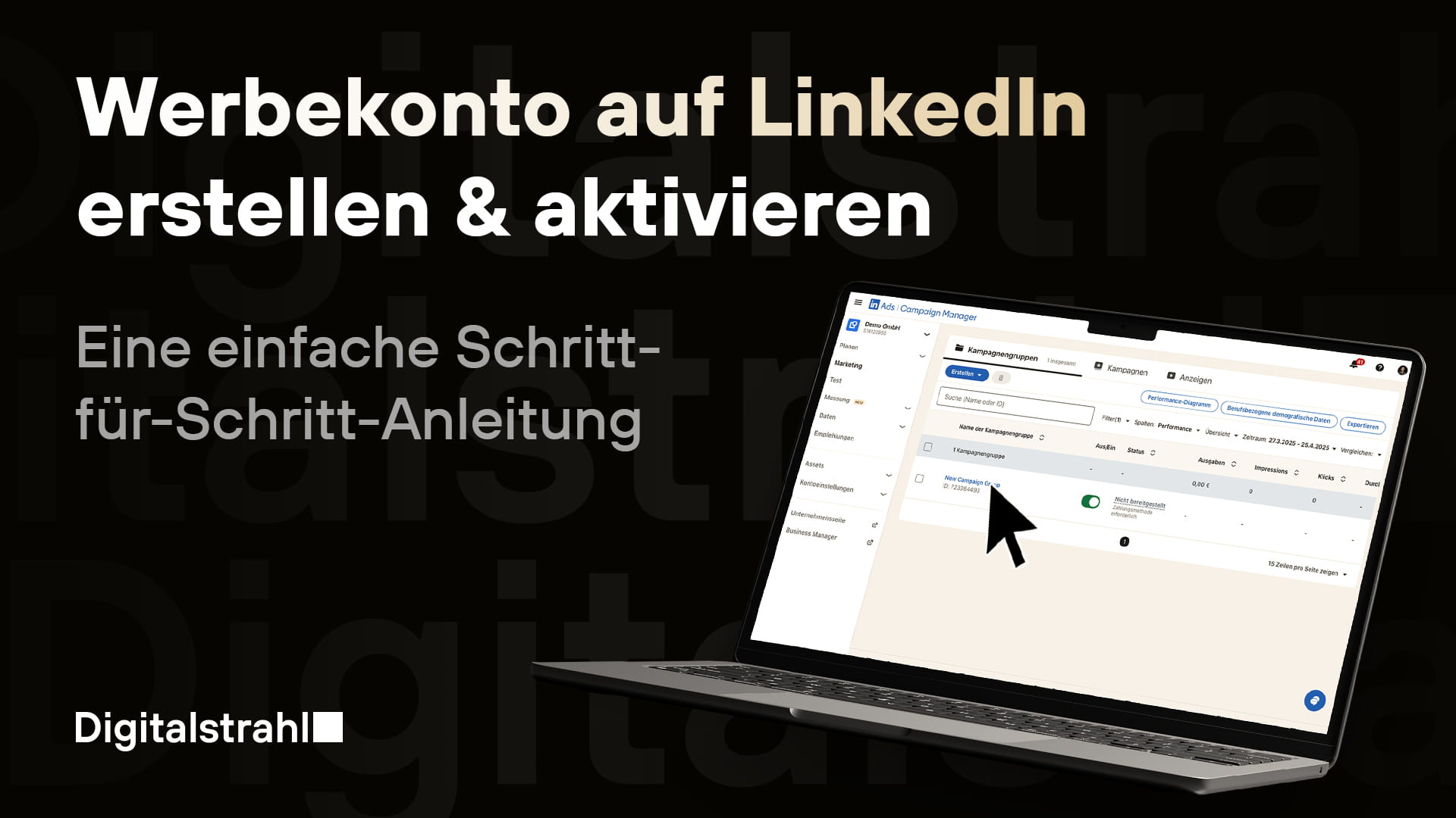 Wie erstelle ich ein Werbekonto auf LinkedIn?