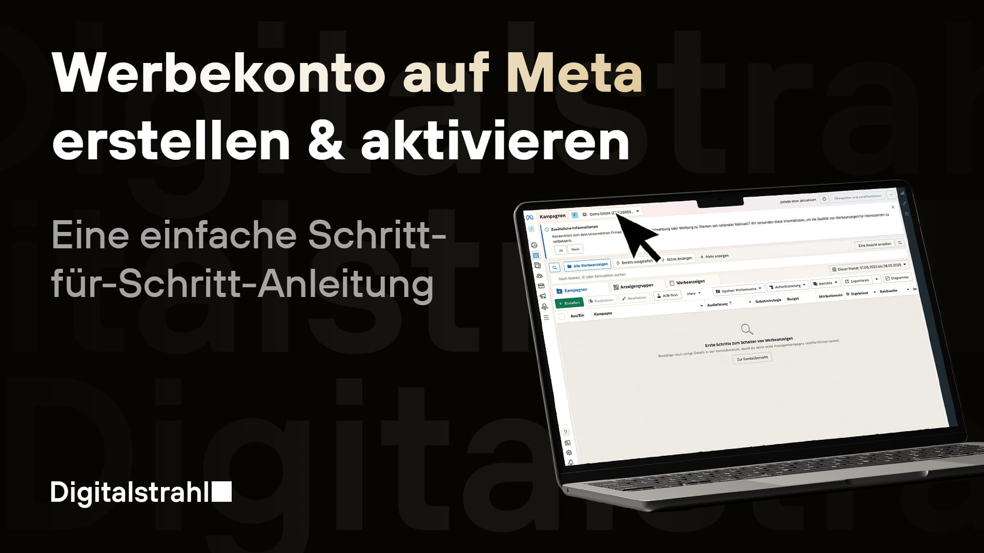 Wie erstelle ich ein Werbekonto auf Meta (Facebook & Instagram)?